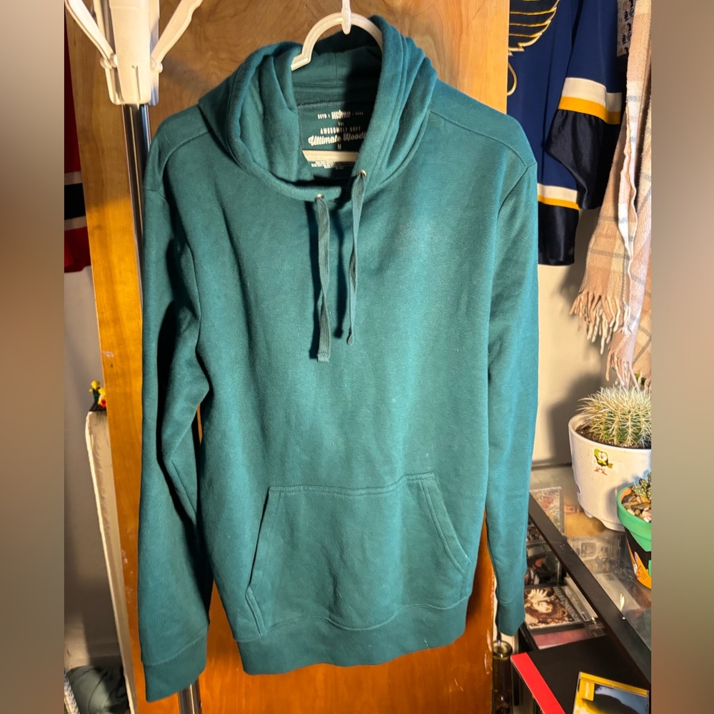 Urban Pipeline Green Pullover Hoodie